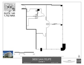 5850 San Felipe St, Houston, TX à louer Plan de site- Image 1 de 1