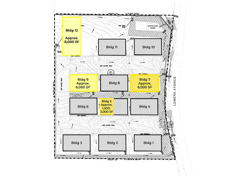 600 Lemens Ave, Hutto, TX for lease - Site Plan - Image 2 of 3