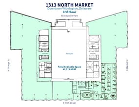 1313 N Market St, Wilmington, DE for lease Floor Plan- Image 2 of 7