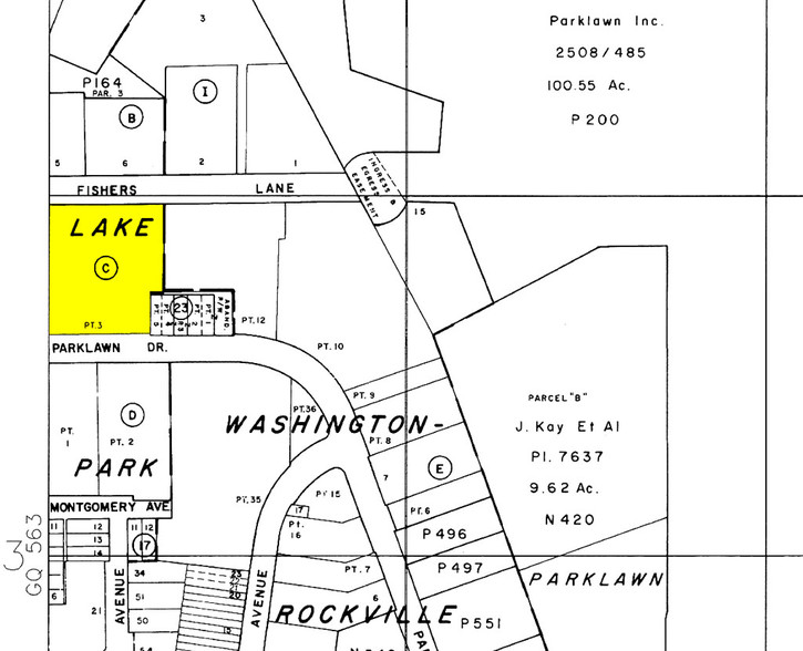 5630 Fishers Ln, Rockville, MD à louer - Plan cadastral - Image 3 de 5