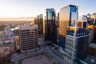 400 3rd Ave SW, Calgary, AB - AERIAL  map view