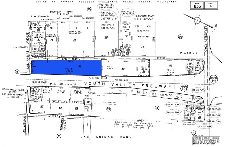 San Ysidro Ave, Gilroy, CA à vendre - Plan cadastral - Image 3 de 3