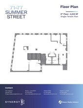 77 Summer St, Boston, MA for lease Floor Plan- Image 1 of 1