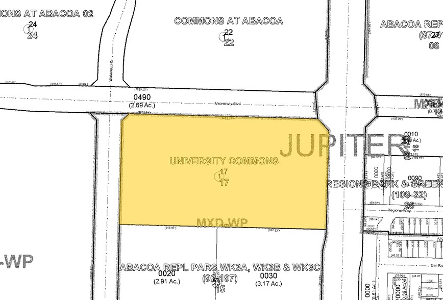 500 University Blvd, Jupiter, FL for lease - Plat Map - Image 3 of 37