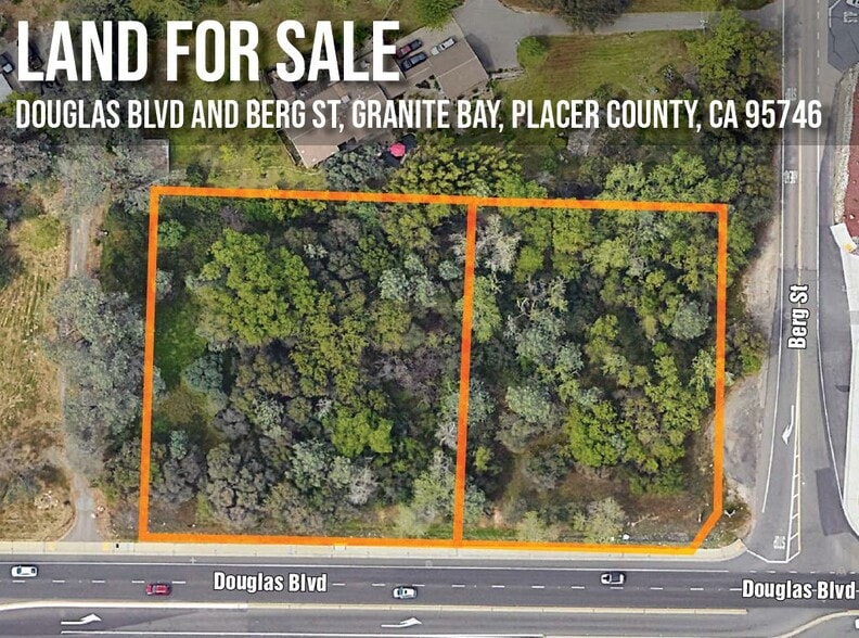 Nwc Douglas Boulevard & Berg St, Granite Bay, CA for sale - Building Photo - Image 1 of 1