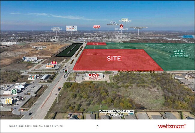 Plus de détails pour 3042 W FM 720, Oak Point, TX - Terrain à louer