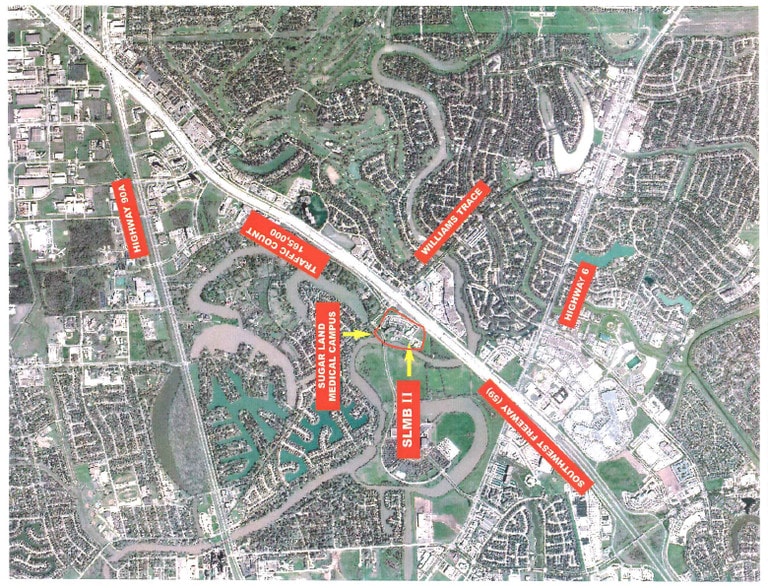 15400 Southwest Fwy, Sugar Land, TX for lease - Aerial - Image 3 of 3