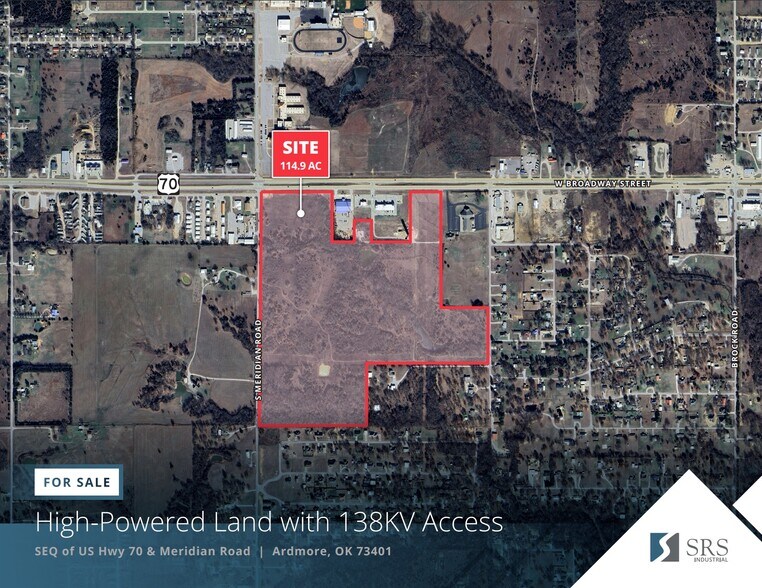 SEQ US HWY 70, Ardmore, OK for sale - Building Photo - Image 1 of 1