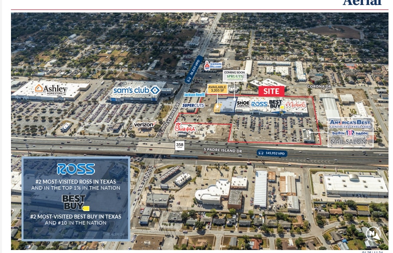 4717 S Padre Island Dr, Corpus Christi, TX for lease - Building Photo - Image 2 of 3