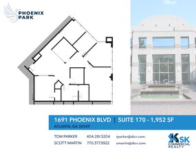 1691 Phoenix Blvd, Atlanta, GA à louer Plan d’étage- Image 1 de 1