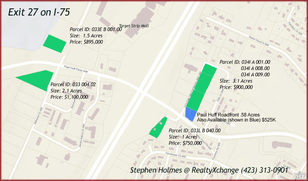 Paul Huff Hwy, Cleveland, TN for sale - Site Plan - Image 1 of 1