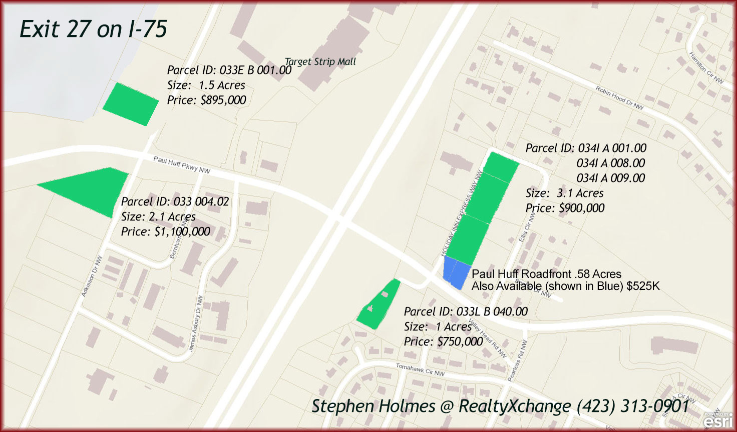 Paul Huff Hwy, Cleveland, TN for sale Site Plan- Image 1 of 1