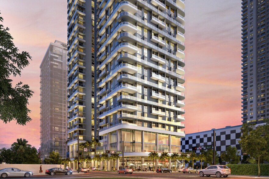 600 NE 1st Ave, Miami, FL à vendre - Photo du bâtiment - Image 1 de 2