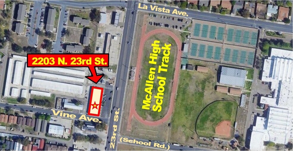 2201-2215 N 23rd St, McAllen, TX for lease - Building Photo - Image 1 of 21