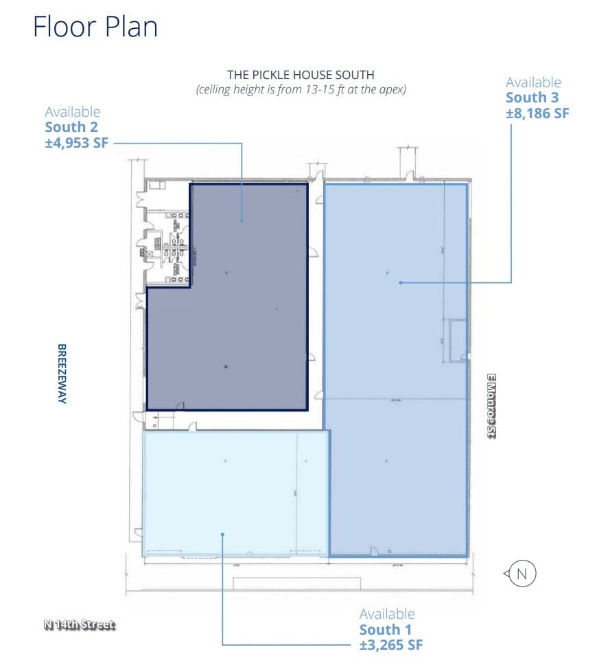 1401 E Van Buren St, Phoenix, AZ à louer Plan d’étage- Image 1 de 1