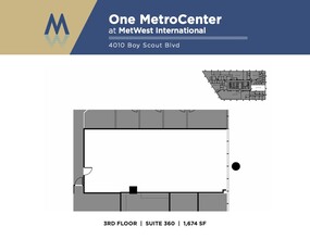 4010 W Boy Scout Blvd, Tampa, FL à louer Plan d’étage- Image 1 de 3