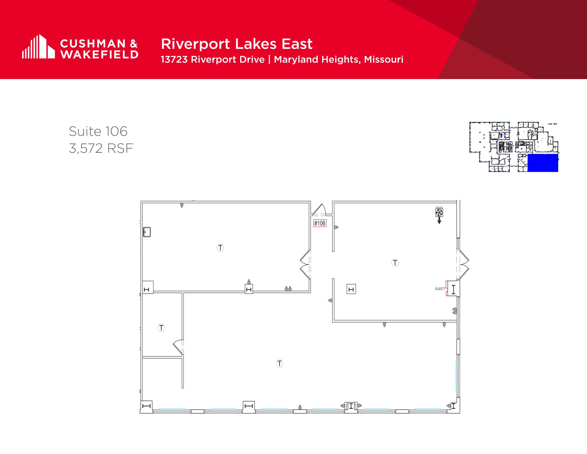 13723 Riverport Dr, Maryland Heights, MO à louer Plan de site- Image 1 de 7