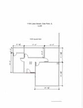 1100 Lake St, Oak Park, IL for lease Floor Plan- Image 1 of 1