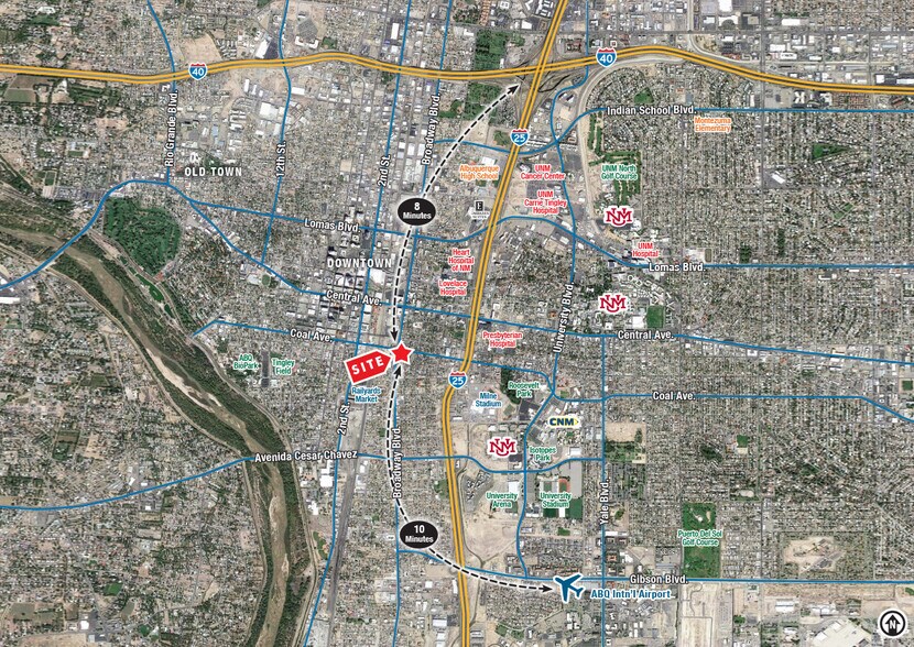 500 Broadway Blvd SE, Albuquerque, NM à vendre - Photo du bâtiment - Image 3 de 19