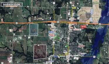 U.S. Hwy 82, Bonham, TX - Aerial map view