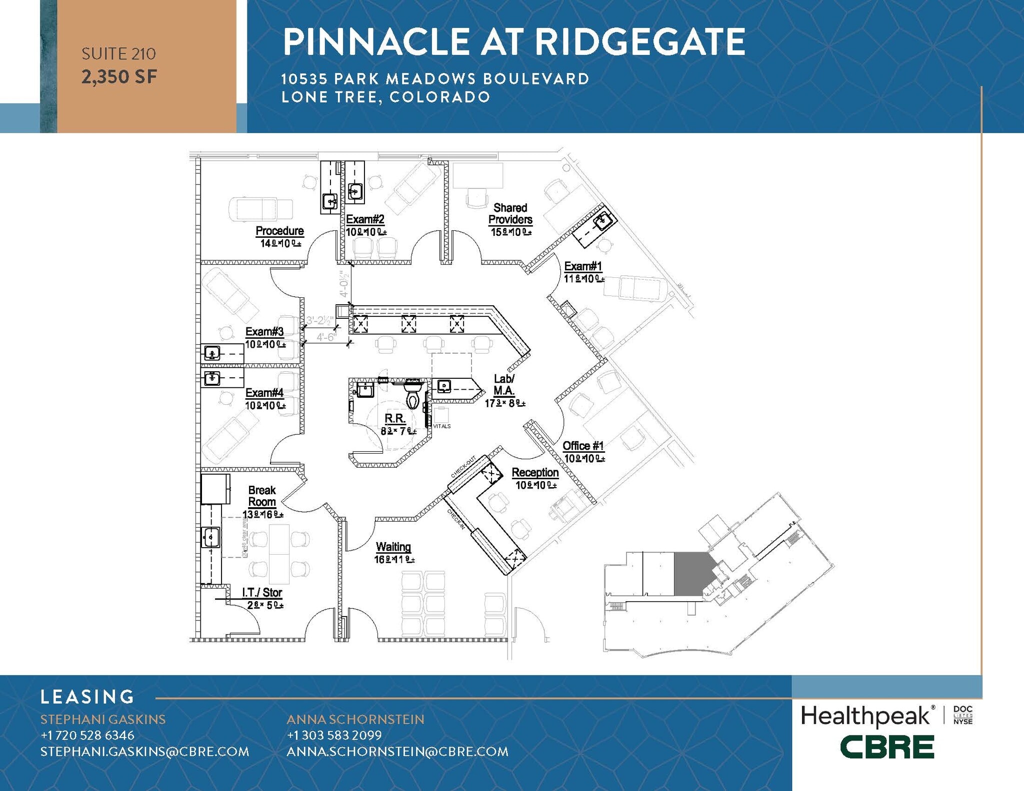 10535 Park Meadows Blvd, Lone Tree, CO for lease Floor Plan- Image 1 of 1