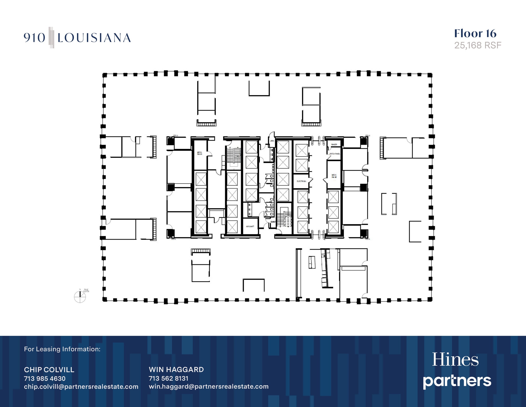 910 Louisiana St, Houston, TX à louer Plan d’étage- Image 1 de 1