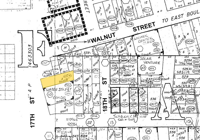 1830 17th St, Boulder, CO à louer - Plan cadastral - Image 3 de 3