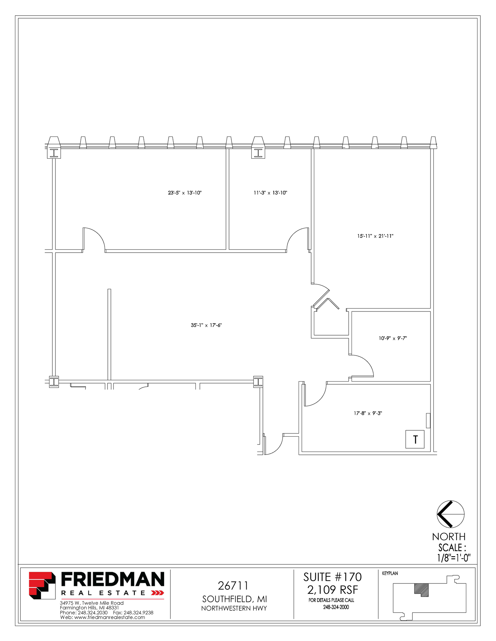 26711 Northwestern Hwy, Southfield, MI à vendre Plan d  tage- Image 1 de 2