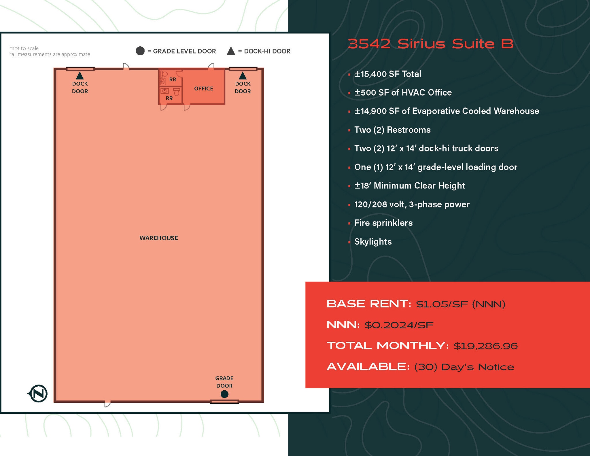 3542 Sirius Ave, Las Vegas, NV for lease Floor Plan- Image 1 of 1