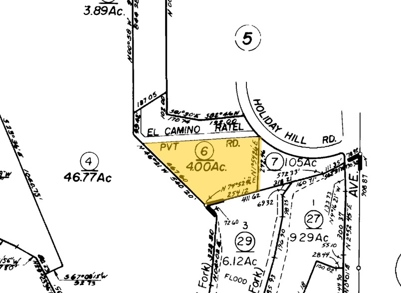 1351 Holiday Hill Rd, Goleta, CA à vendre - Plan cadastral - Image 1 de 1