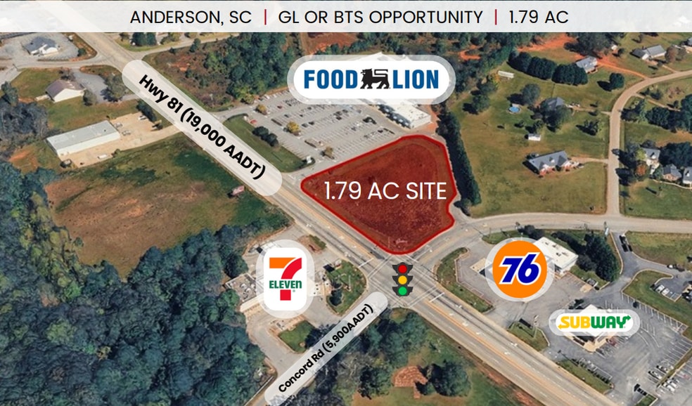 3700 N Hwy 81, Anderson, SC à louer - Photo du bâtiment - Image 1 de 1