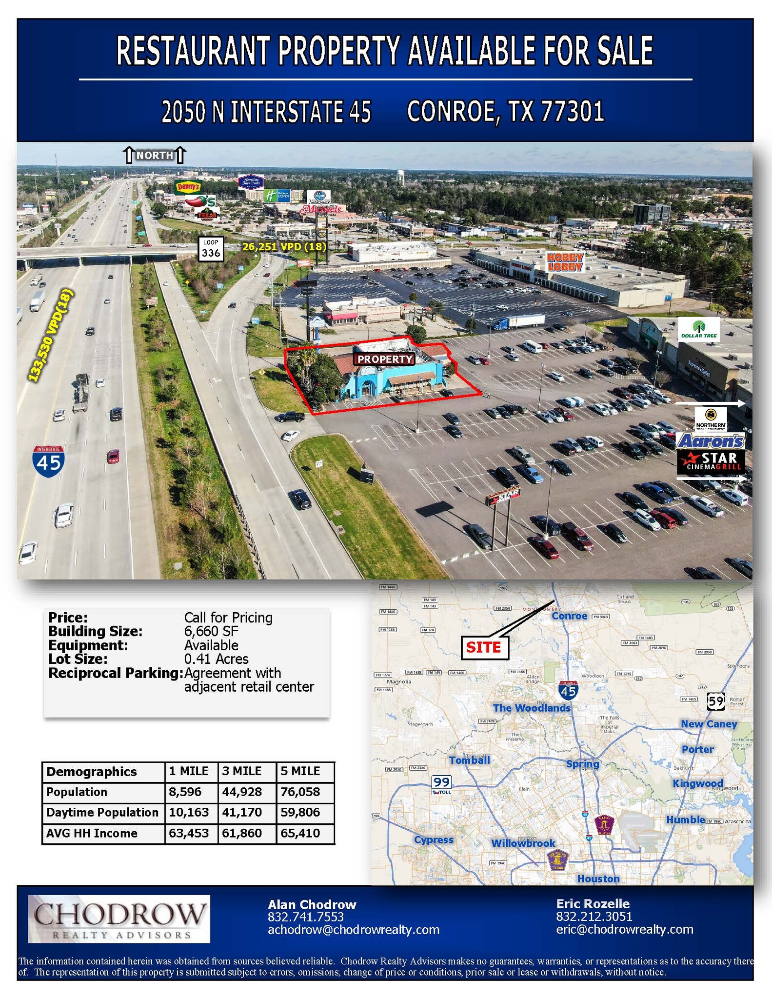 2050 Interstate 45 N, Conroe, TX à vendre Photo principale- Image 1 de 1