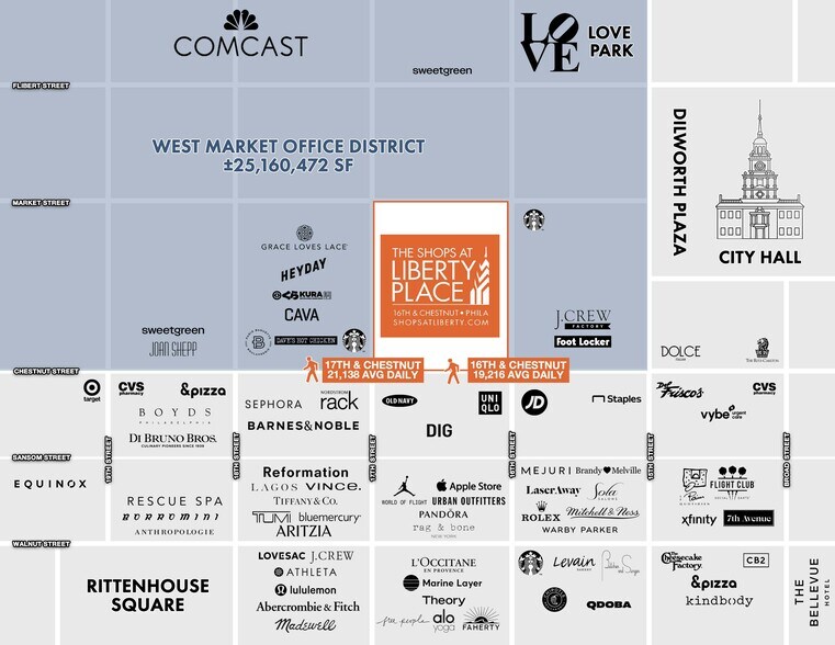 1625 Chestnut St, Philadelphia, PA à louer - Photo du bâtiment - Image 2 de 12