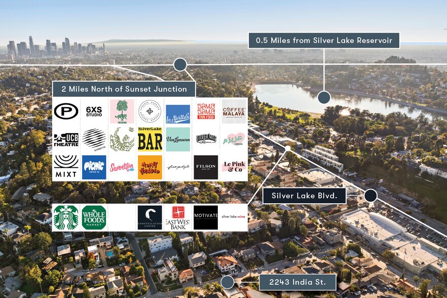 2243 India St, Los Angeles, CA à vendre - Aérien - Image 2 de 17