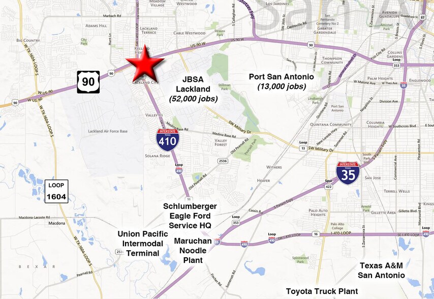 2902 NW Loop 410, San Antonio, TX à vendre - Photo du voisinage - Image 2 de 4