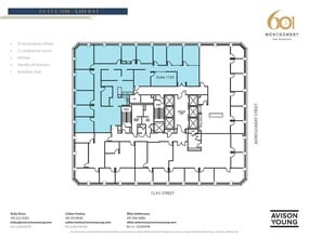 601 Montgomery St, San Francisco, CA for lease Floor Plan- Image 1 of 1