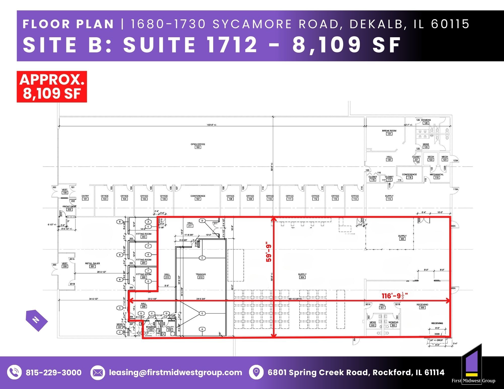 1680-1730 Sycamore Rd, Dekalb, IL à louer Photo du bâtiment- Image 1 de 1