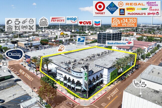 Plus de détails pour 8200 3rd St, Downey, CA - Commerce de détail à vendre