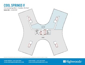 701 Cool Springs Blvd, Franklin, TN à louer Plan d  tage- Image 1 de 1