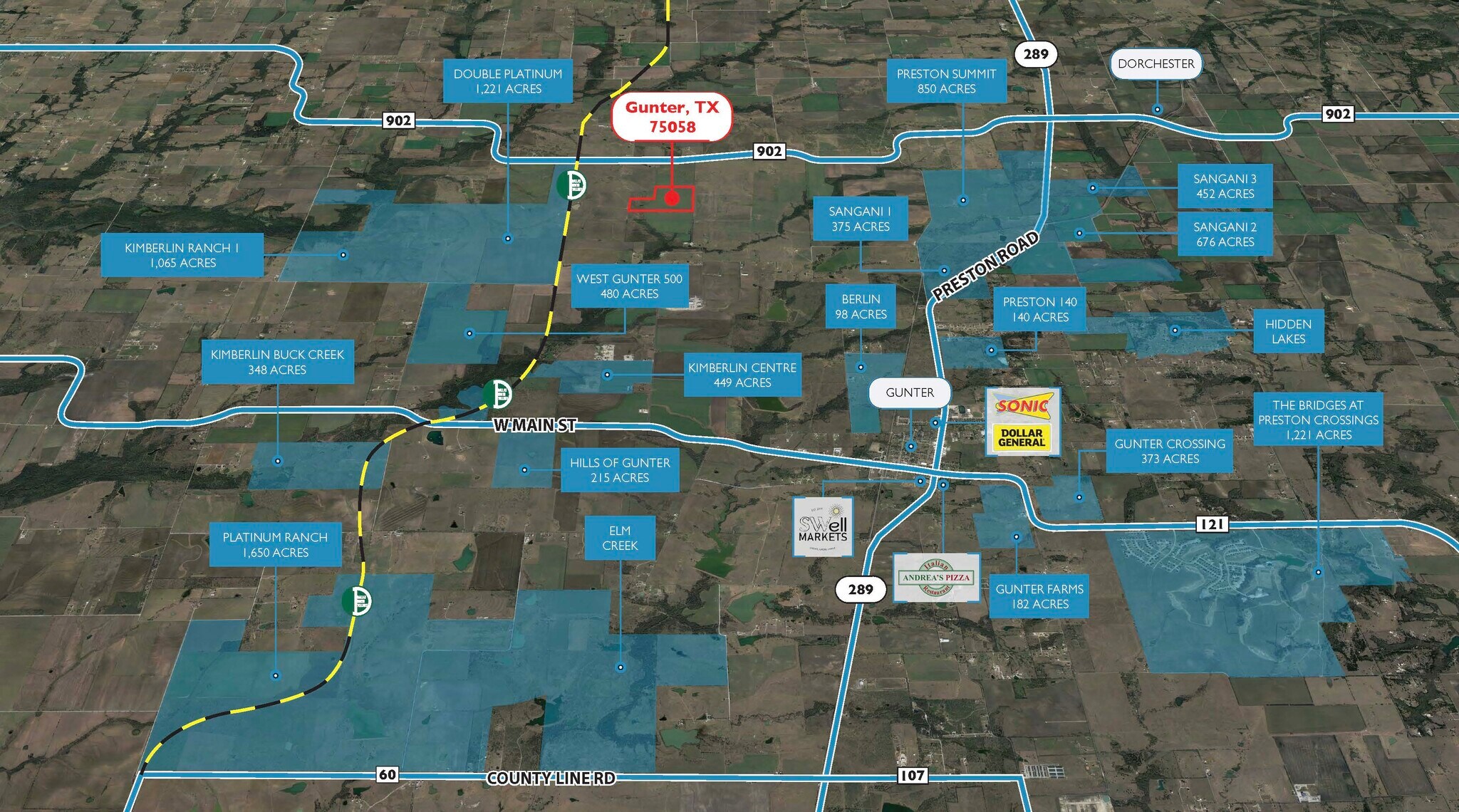 TBD Wall Street Rd, Gunter, TX à vendre Photo du bâtiment- Image 1 de 6