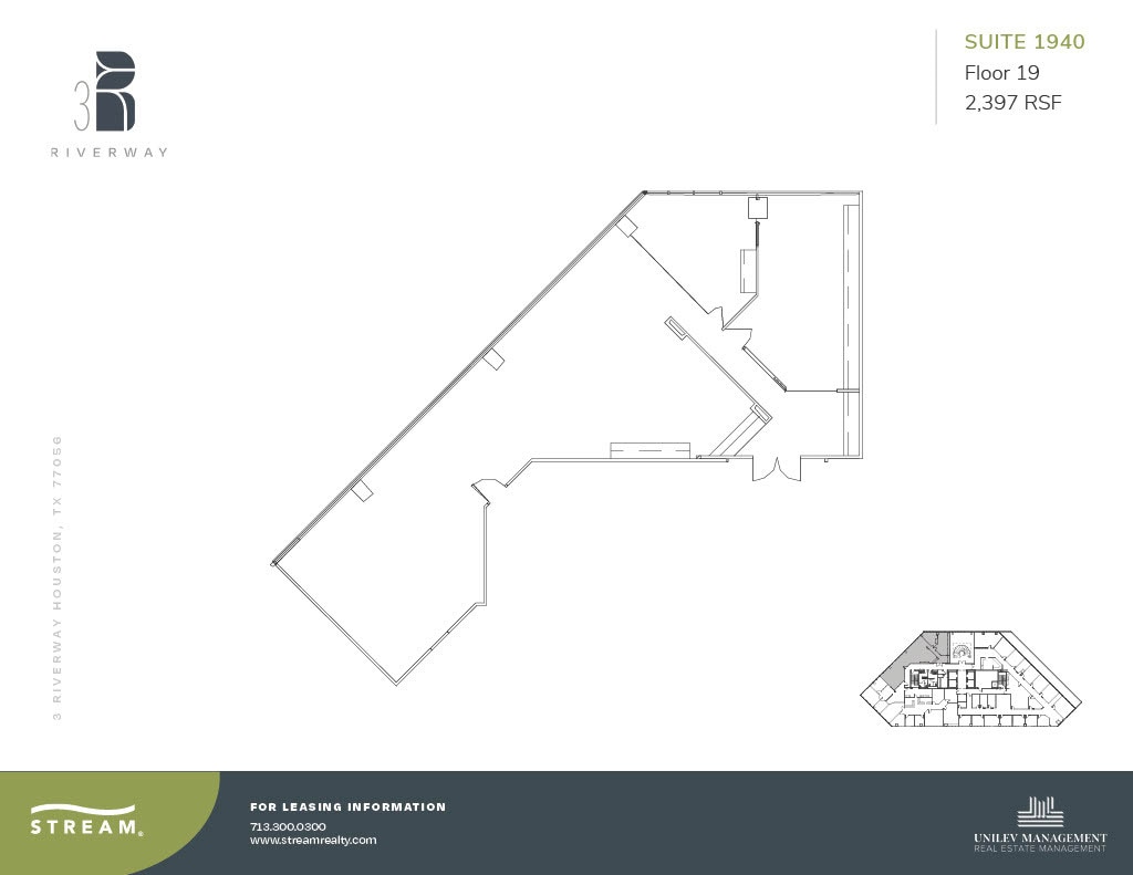 3 Riverway, Houston, TX for lease Floor Plan- Image 1 of 1