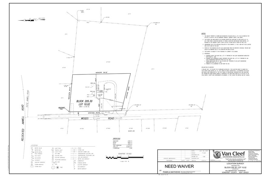 44 Woods Rd, Hillsborough, NJ à vendre - Plan de site - Image 1 de 1