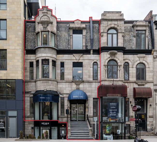 1428-1430 Rue Sherbrooke O O, Montréal, QC à louer - Photo du bâtiment - Image 2 de 4