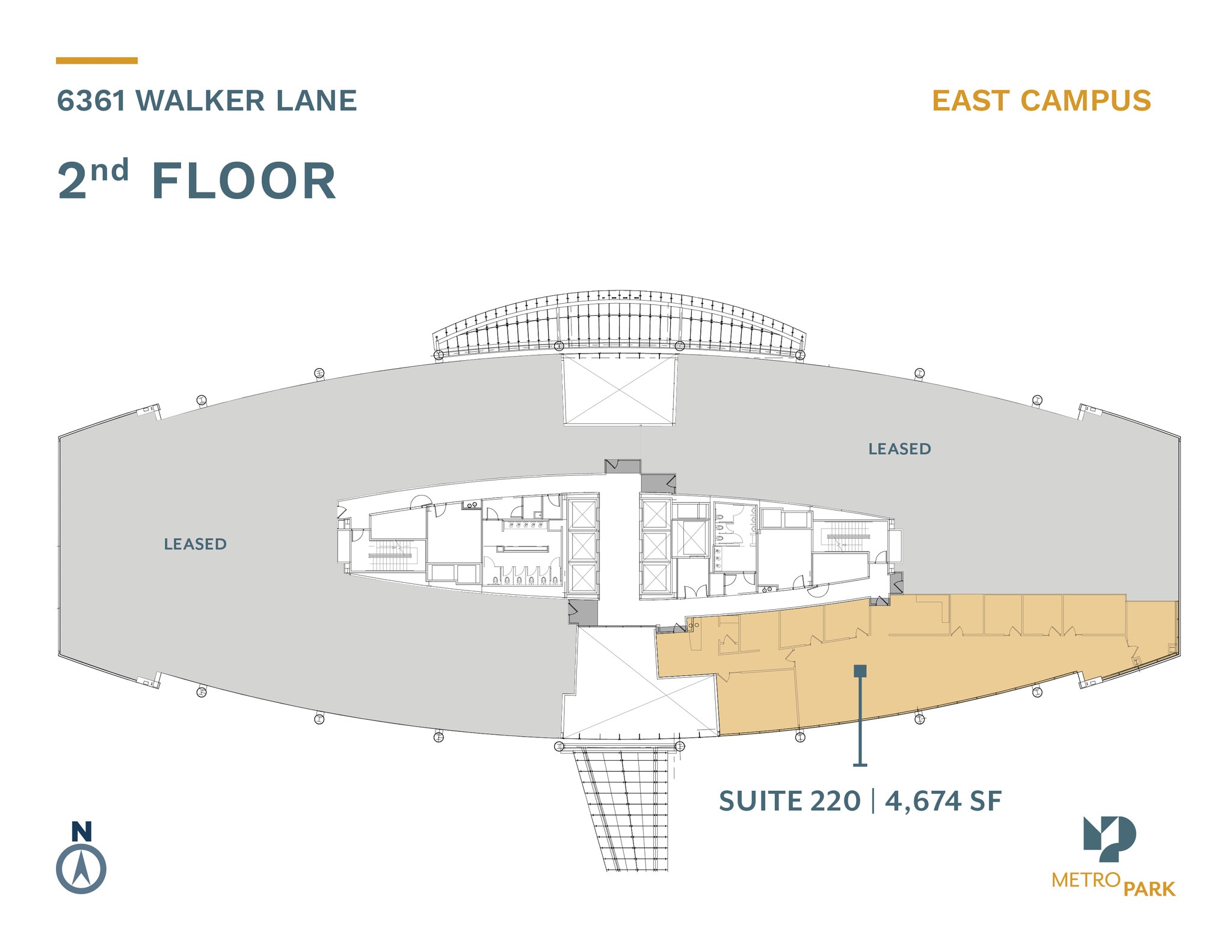 6350 Walker Ln, Alexandria, VA à louer Plan d’étage- Image 1 de 1