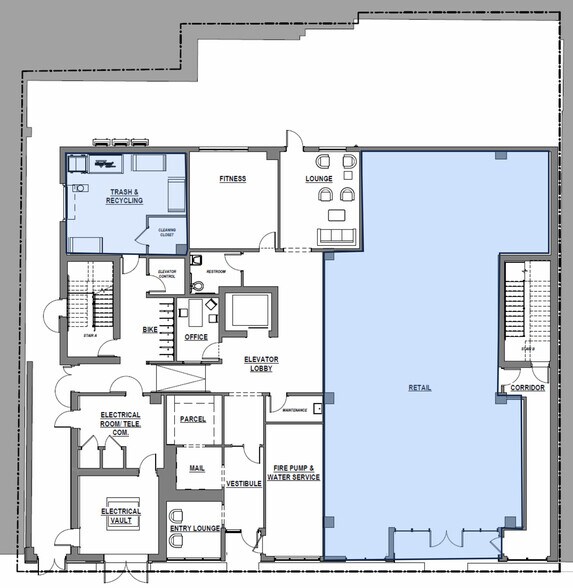 193-197 Union St, New Bedford, MA à louer - Plan d’étage - Image 3 de 3