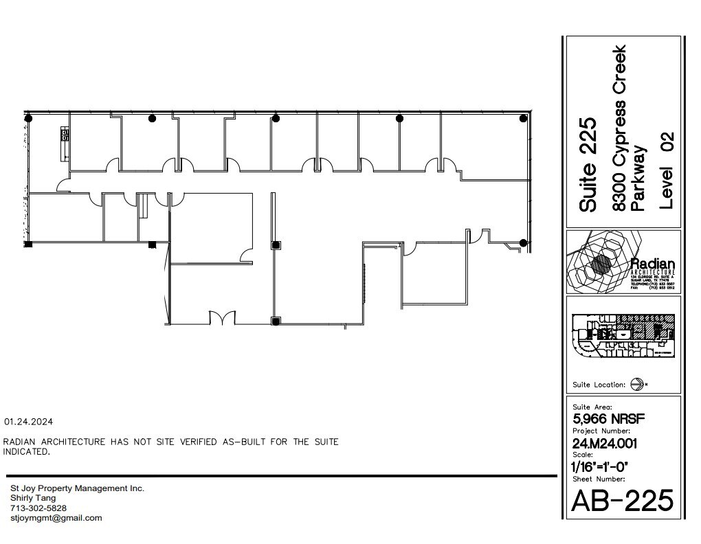 8300 Cypress Creek Pky, Houston, TX for lease Floor Plan- Image 1 of 1