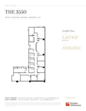 3550 N Central Ave, Phoenix, AZ à louer Plan d’étage- Image 1 de 1