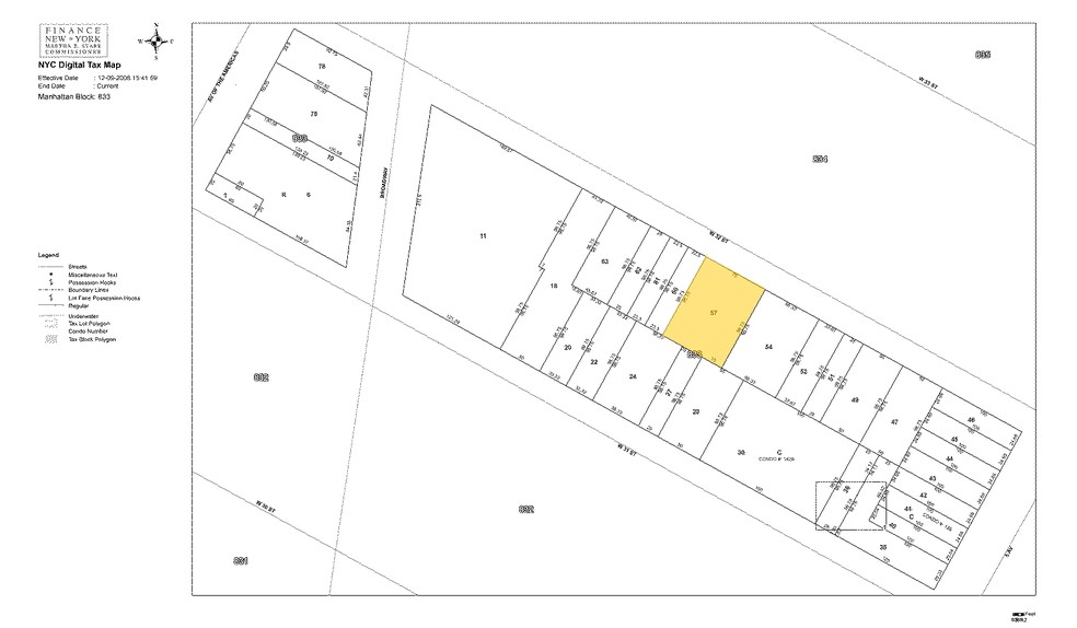 22 W 32nd St, New York, NY à louer - Plan cadastral - Image 2 de 2