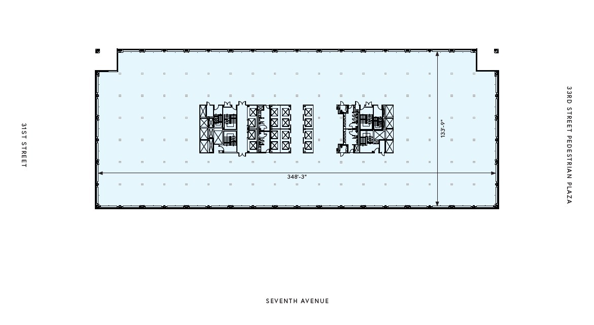 PENN 2, New York, NY for lease Floor Plan- Image 1 of 1