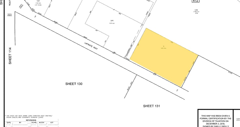 69 Lefante Way, Bayonne, NJ à louer - Plan cadastral - Image 3 de 4